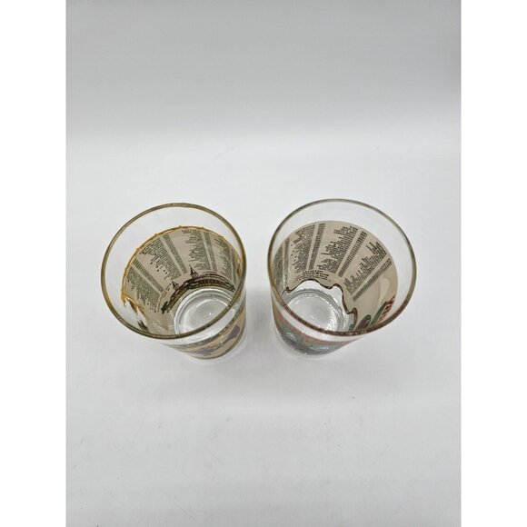 Vintage Kentucky Derby 1980's Glasses Equestrian Horse Barware - Picture 7 of 12